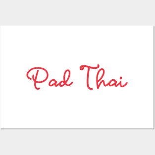 Pad Thai - Thai red - Flag color Posters and Art